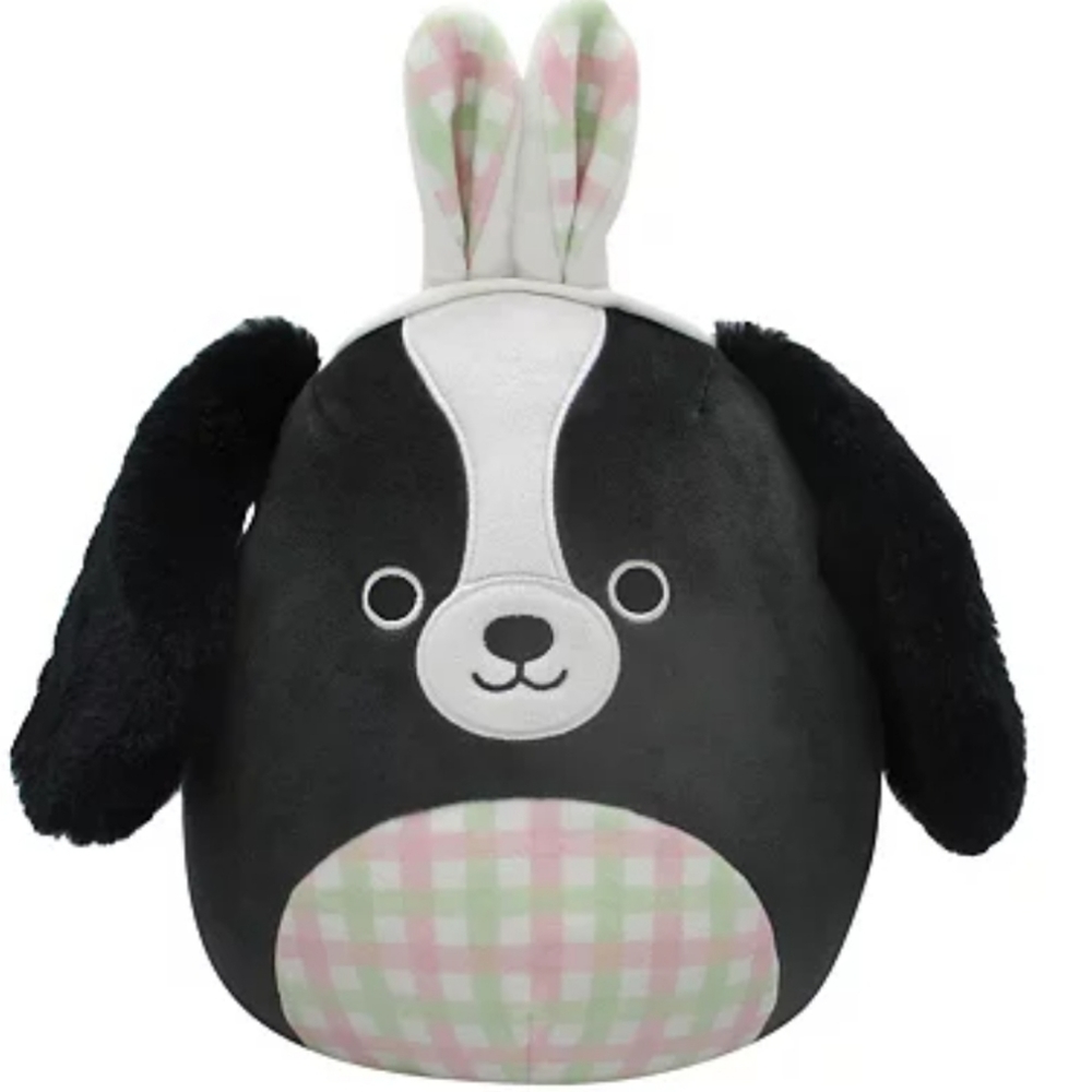 Squishmallows 8" Nathaniel The Cocker Spaniel Dog Rabbit ears Easter 2023 IN BAG